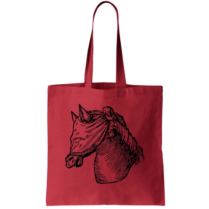 Devises HéRoïQues The Blinded Horse Tote Bag