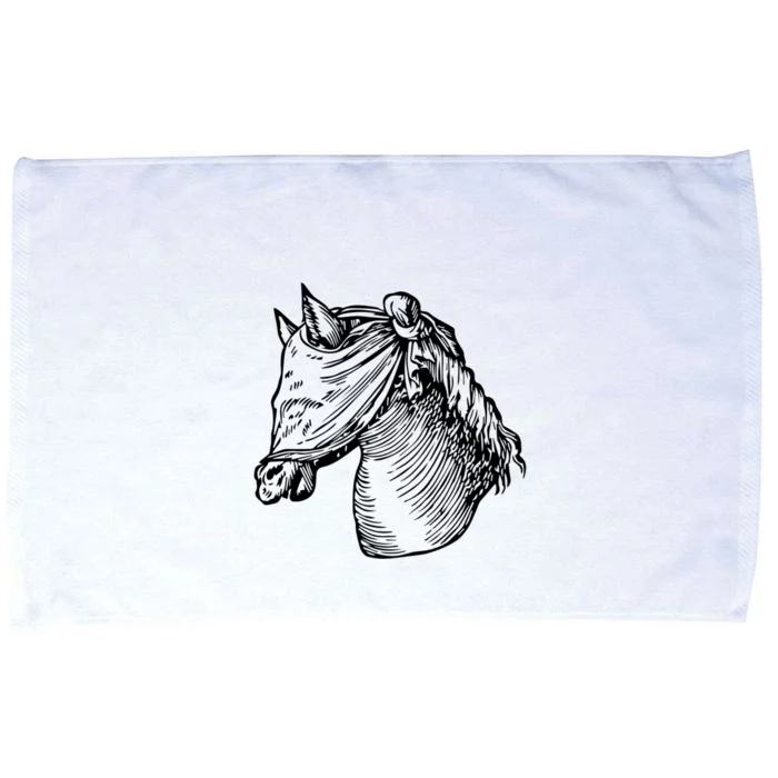 Devises HéRoïQues The Blinded Horse Microfiber Hand Towel