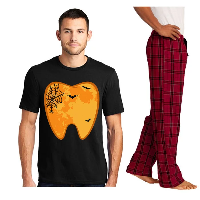 Dental Halloween Tooth Lazy Costume Spooky Dentist Pajama Set