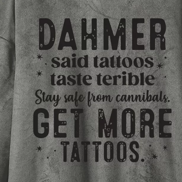 Dahmer Halloween Tattoos Lover Hooded Wearable Blanket