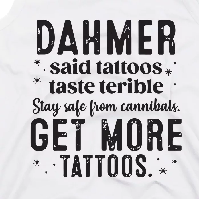 Dahmer Halloween Tattoos Lover Tank Top