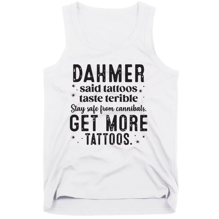 Dahmer Halloween Tattoos Lover Tank Top