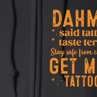 Dahmer Halloween Tattoos Lover Full Zip Hoodie