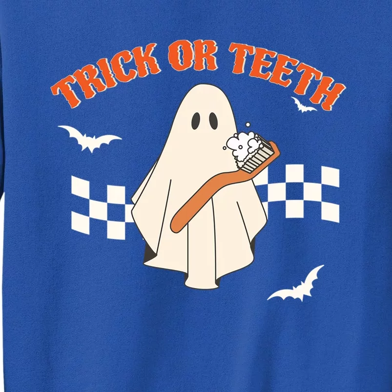 Dental Halloween Trick Or Teeth Pediatric Dentist Hygienist Gift Sweatshirt