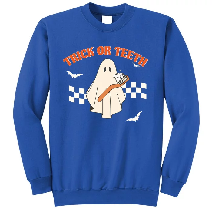 Dental Halloween Trick Or Teeth Pediatric Dentist Hygienist Gift Sweatshirt