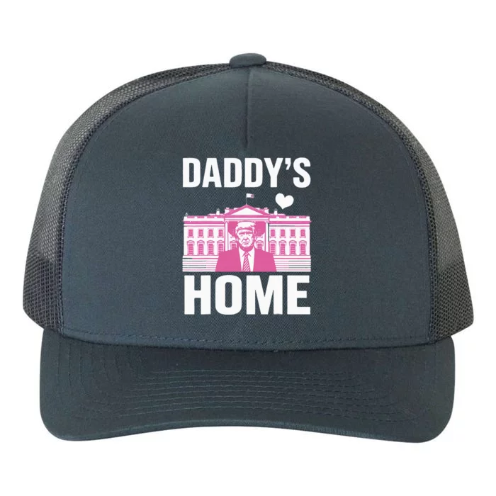 Daddys Home Trump 2024 Maga 2024 Yupoong Adult 5-Panel Trucker Hat