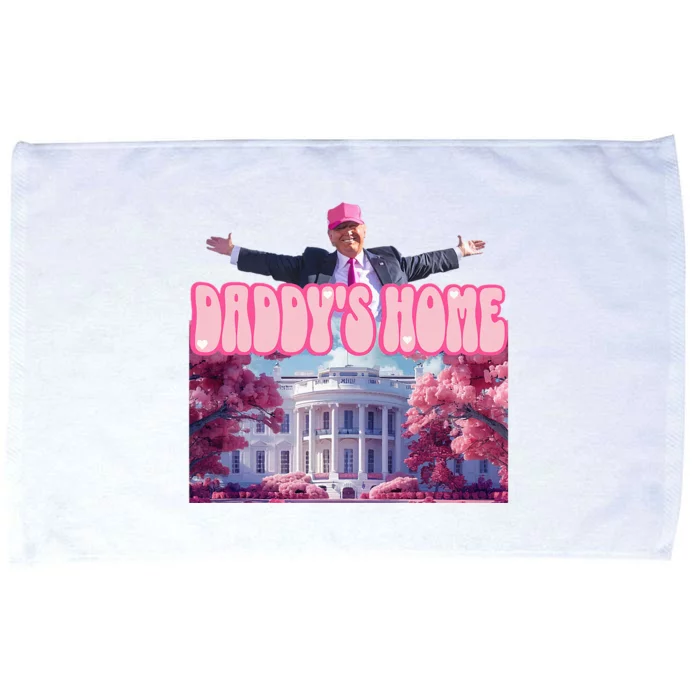 DaddyS Home Trump Pink 2024 Microfiber Hand Towel