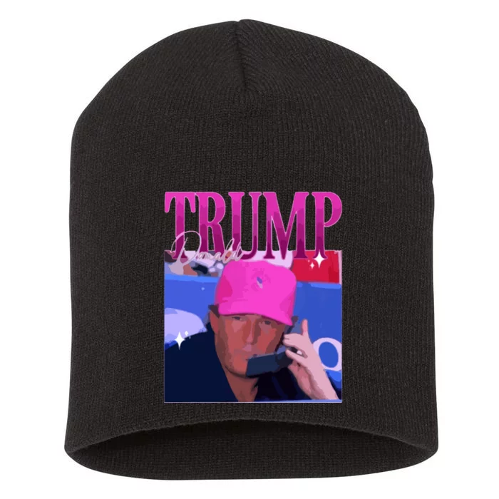 Daddys Home Trump 2024 Short Acrylic Beanie