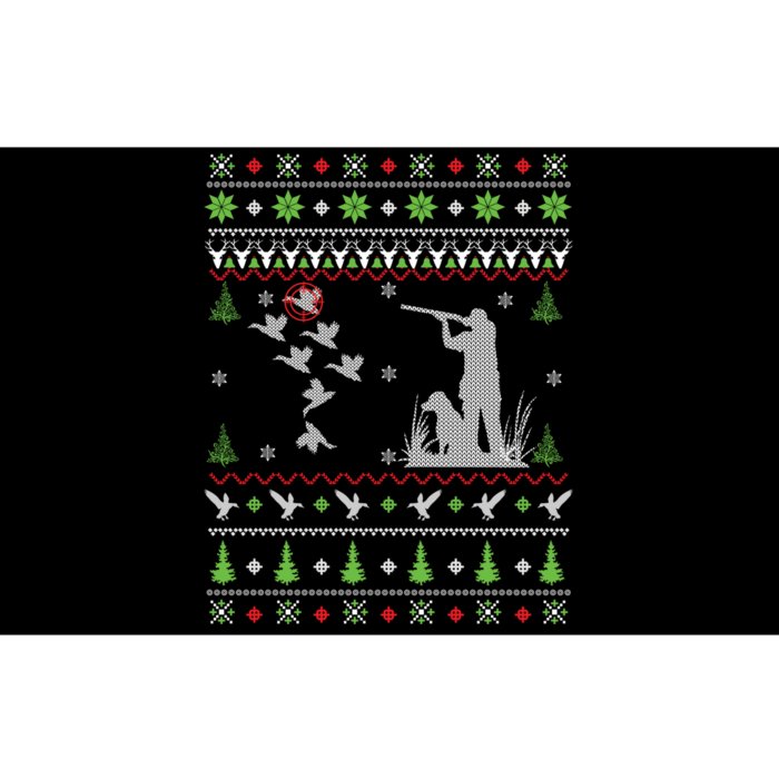 Duck Hunting Ugly Christmas Hunt Xmas Bumper Sticker