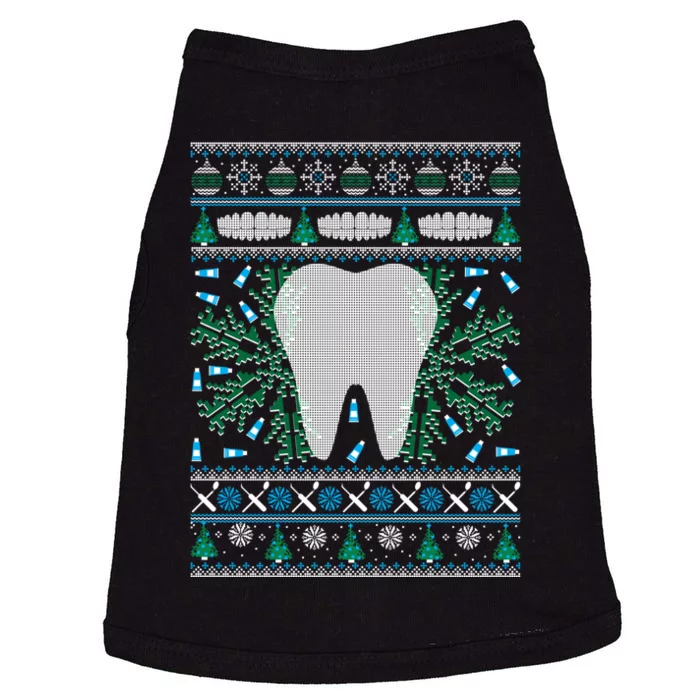 Dental Hygienist Ugly Christmas Funny Holiday Doggie Tank