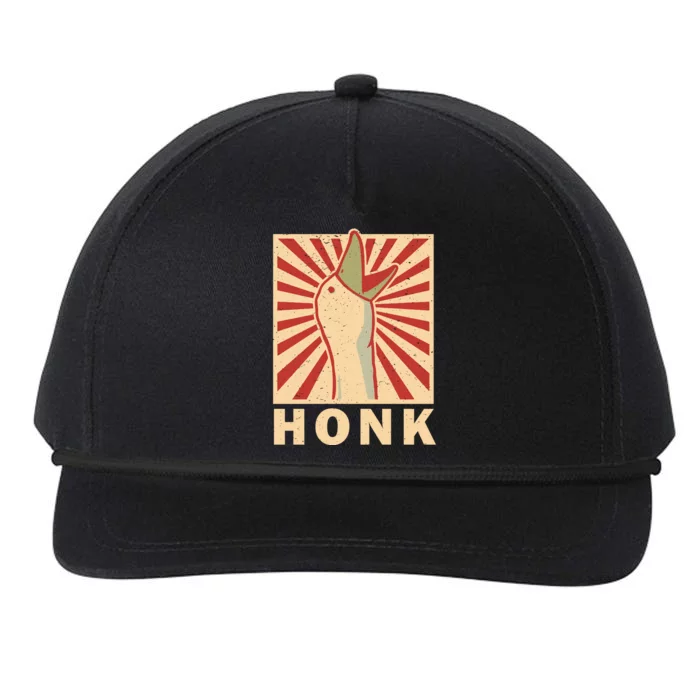 Duck Honk Vintage Snapback Five-Panel Rope Hat