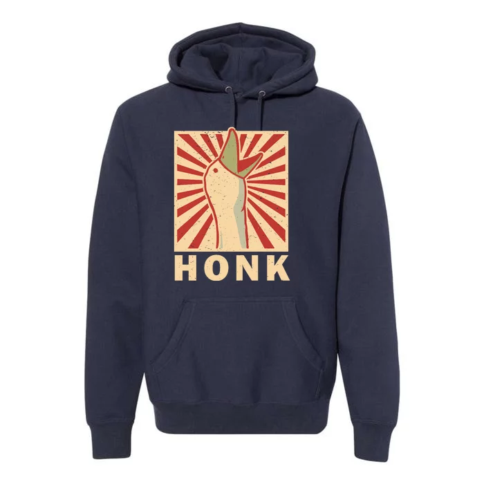 Duck Honk Vintage Premium Hoodie