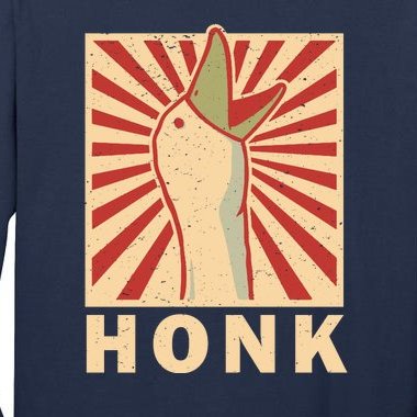 Duck Honk Vintage Tall Long Sleeve T-Shirt