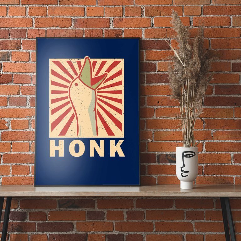 Duck Honk Vintage Poster
