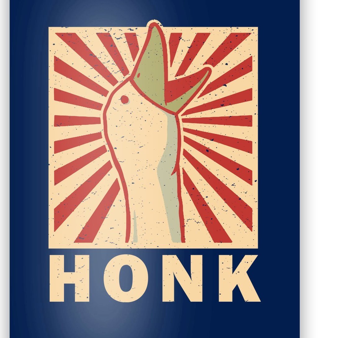 Duck Honk Vintage Poster