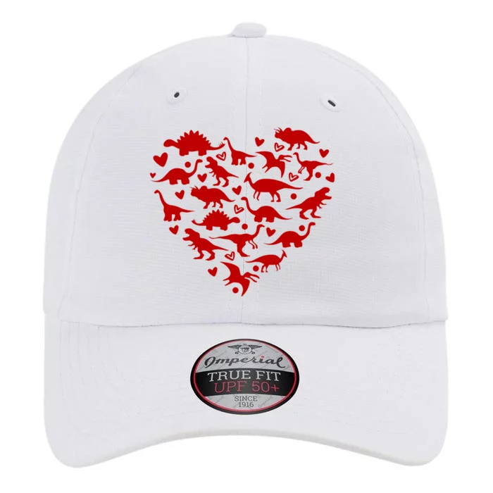 Dinosaur Heart Valentines Day The Original Performance Cap