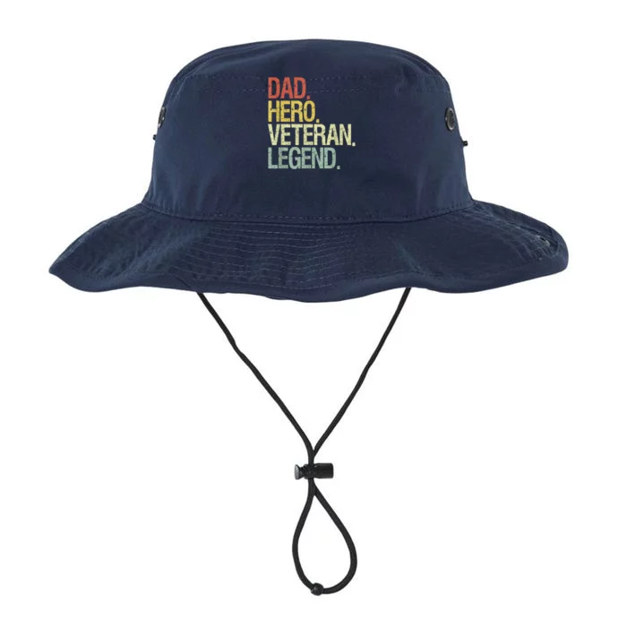 Dad Hero Veteran Legend Legacy Cool Fit Booney Bucket Hat