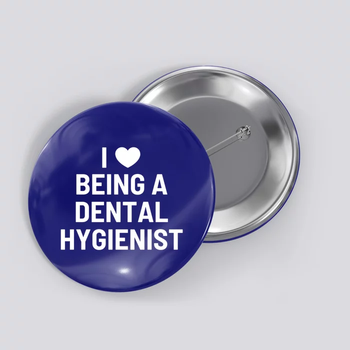 Dental Hygienist Valentine's Day Dentistry Cute Gift Button