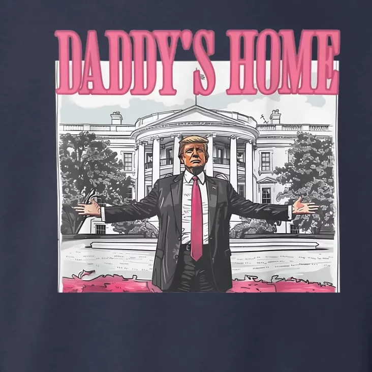 Daddys Home Vote Donald Trump 2024 Election Toddler Hoodie