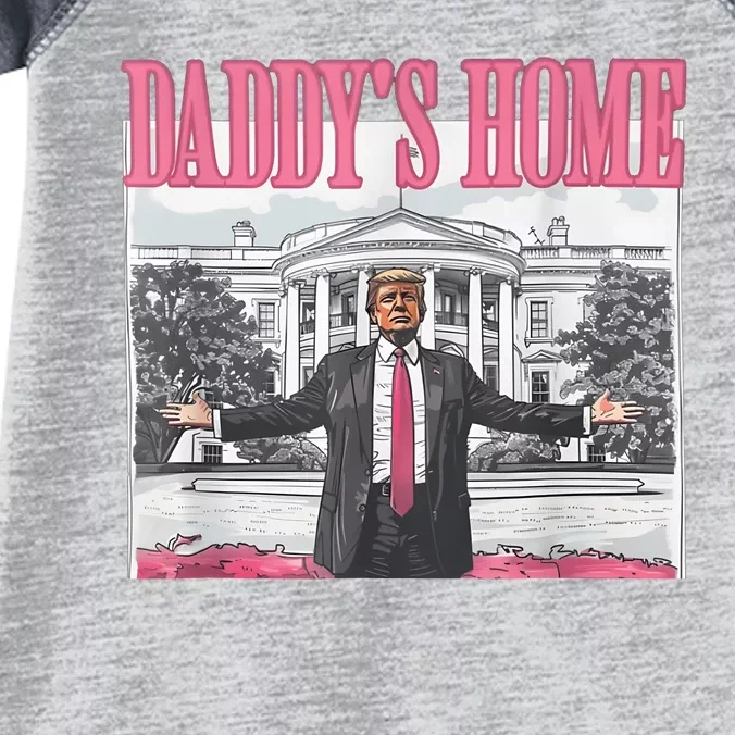 Daddys Home Vote Donald Trump 2024 Election Infant Baby Jersey Bodysuit