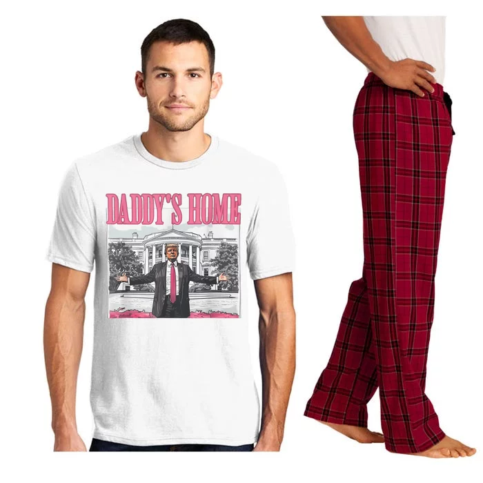 Daddys Home Vote Donald Trump 2024 Election Pajama Set