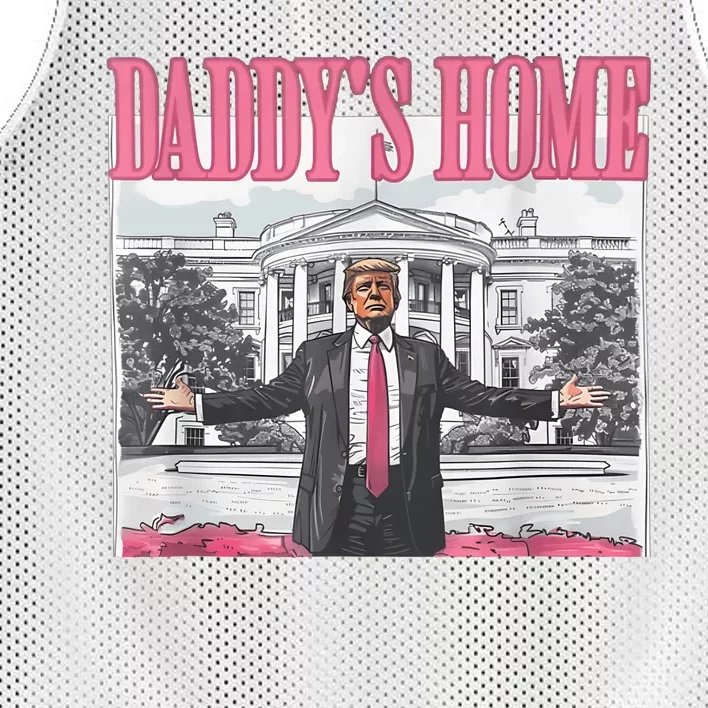 Daddys Home Vote Donald Trump 2024 Election Mesh Reversible Basketball Jersey Tank