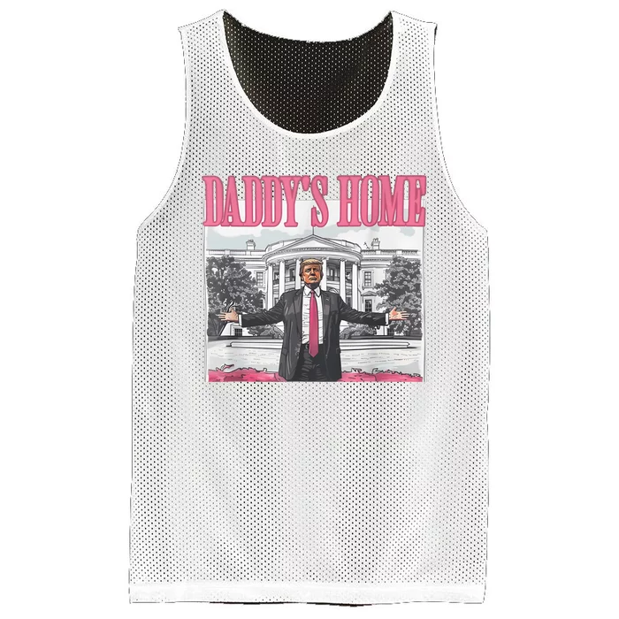 Daddys Home Vote Donald Trump 2024 Election Mesh Reversible Basketball Jersey Tank