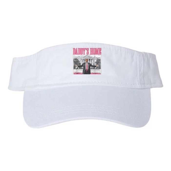 Daddys Home Vote Donald Trump 2024 Election Valucap Bio-Washed Visor