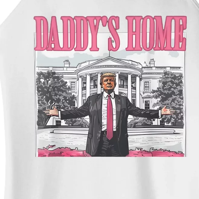 Daddys Home Vote Donald Trump 2024 Election Women’s Perfect Tri Rocker Tank