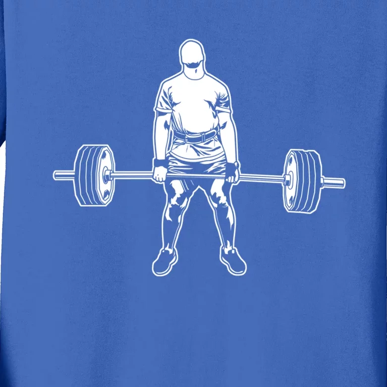 Deadlifter Heavyweight Weightlifter Powerlifter Deadlifting Meaningful Gift Kids Long Sleeve Shirt