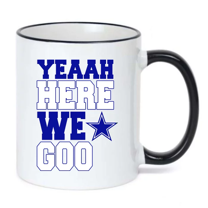 Dallas Here We Go Football Black Color Changing Mug