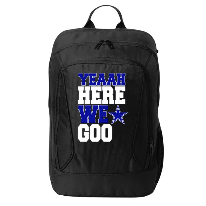 Dallas Here We Go Football City Backpack