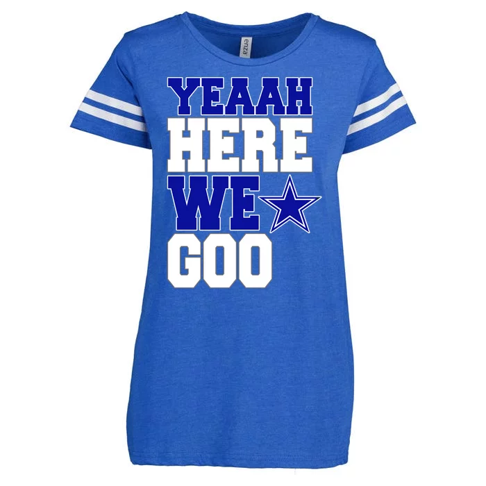 Dallas Here We Go Football Enza Ladies Jersey Football T-Shirt