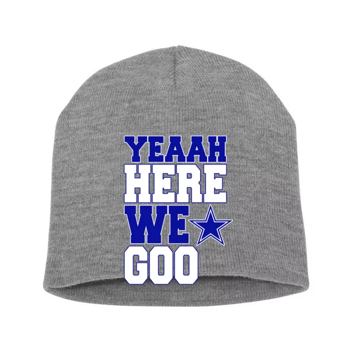 Dallas Here We Go Football Short Acrylic Beanie