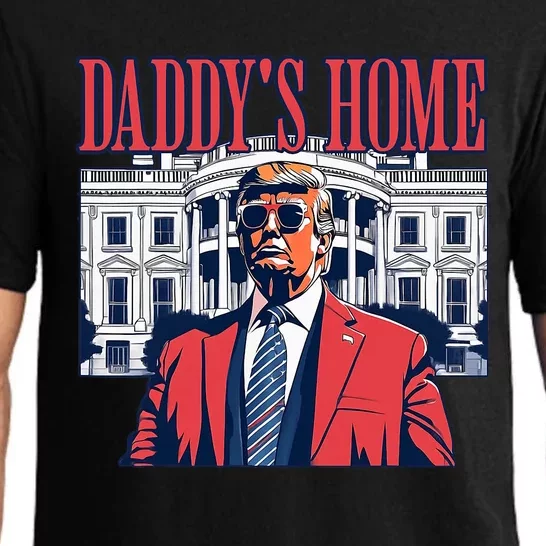 Daddys Home White House Trump 2024 Pajama Set