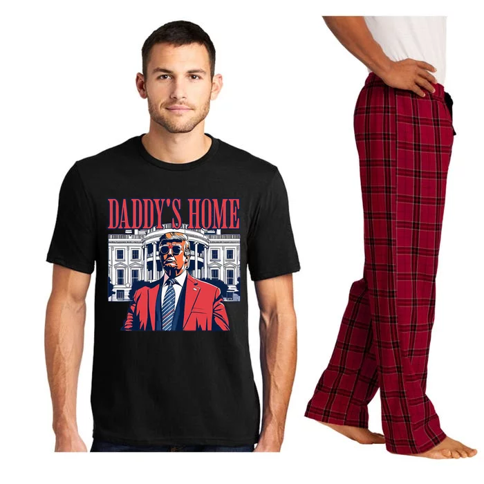 Daddys Home White House Trump 2024 Pajama Set