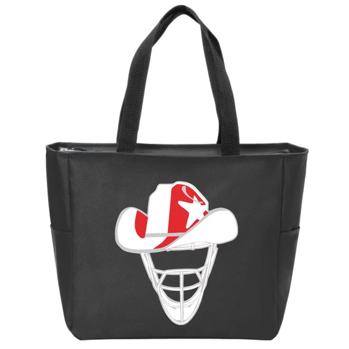 Derek Holland Wearing Texas Gold Lonestar Catchers Headbands Zip Tote Bag