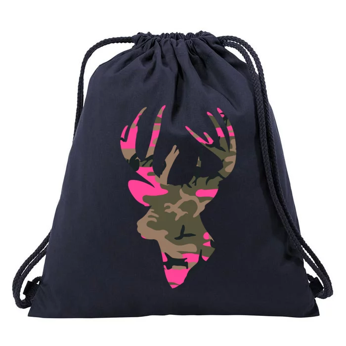 Deer Hoodie - Wo Camo Outfitter, Black Hoodie Gift Drawstring Bag