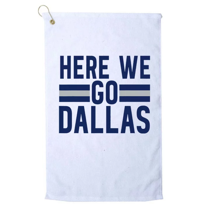 Dallas Here We Go Platinum Collection Golf Towel