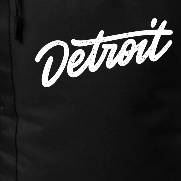 Detroit Hand Written Script Logo Daily Commute Backpack