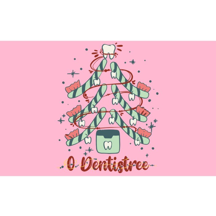 Dental Hygienist Xmas Tree Funny Christmas Dental Assistant Bumper Sticker