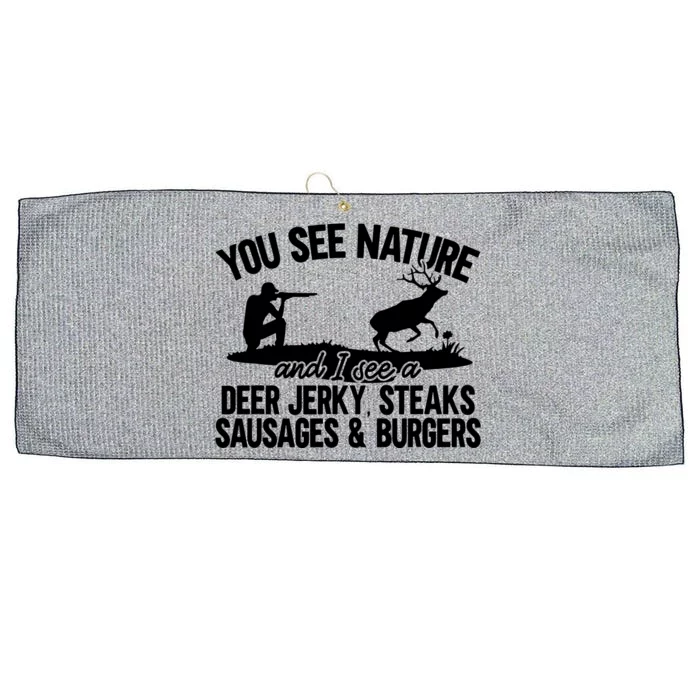 Deer Hunter You See Nature Large Microfiber Waffle Golf Towel