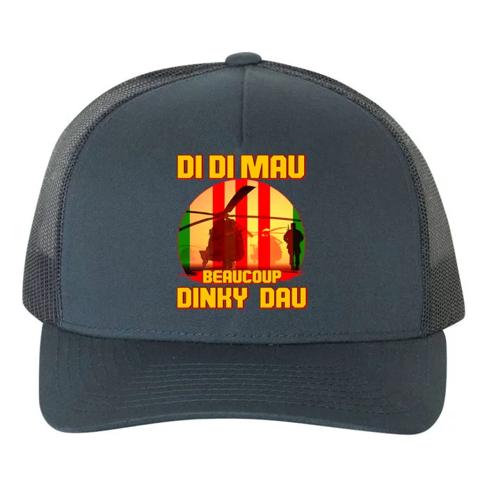 DI DI MAU Beaucoup Dinky Dau Vietnam Vet Yupoong Adult 5-Panel Trucker Hat