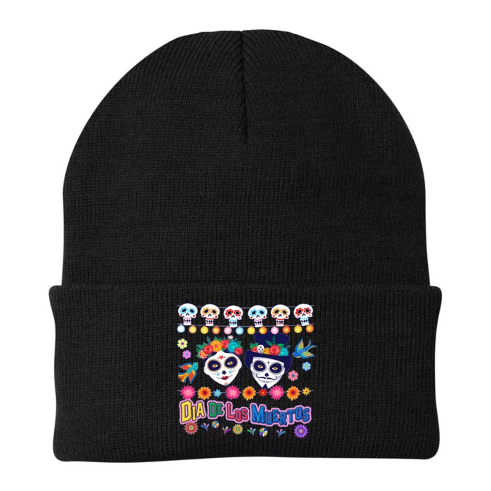 Dia De Los Muertos  Day of the Dead Knit Cap Winter Beanie