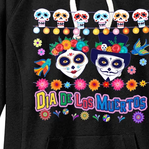 Dia De Los Muertos  Day of the Dead Women's Fleece Hoodie