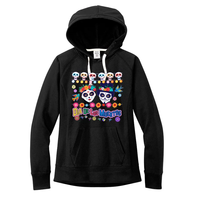 Dia De Los Muertos  Day of the Dead Women's Fleece Hoodie