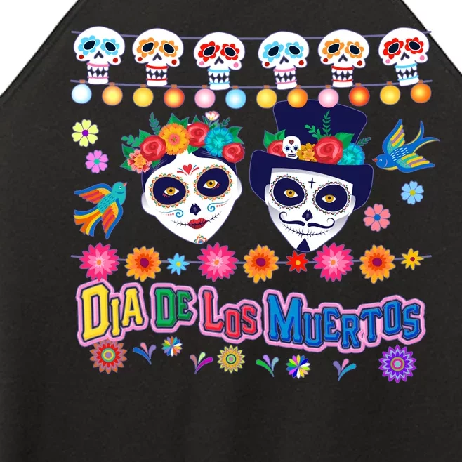 Dia De Los Muertos  Day of the Dead Women’s Perfect Tri Rocker Tank