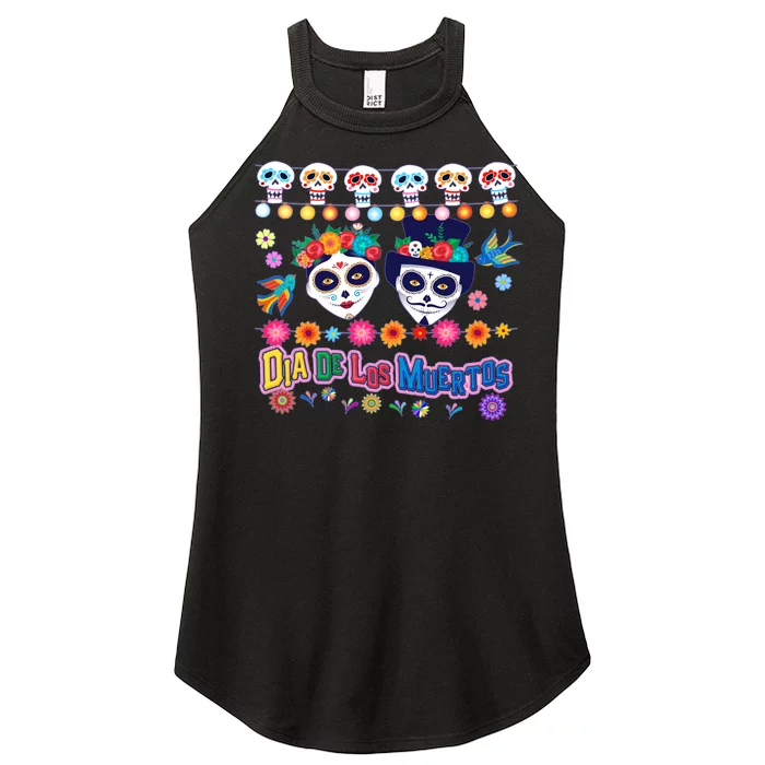 Dia De Los Muertos  Day of the Dead Women’s Perfect Tri Rocker Tank