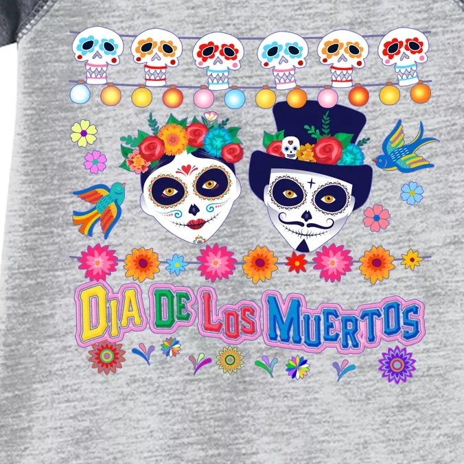 Dia De Los Muertos  Day of the Dead Infant Baby Jersey Bodysuit