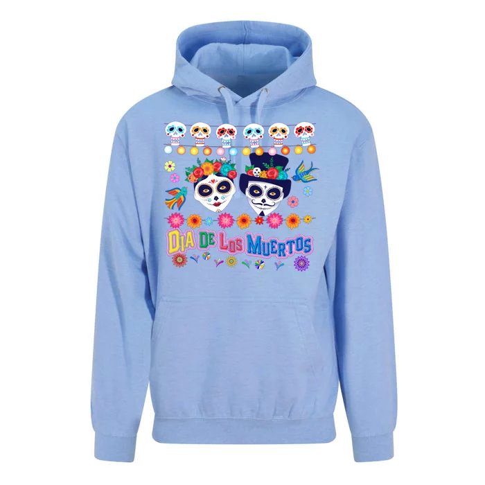 Dia De Los Muertos  Day of the Dead Unisex Surf Hoodie